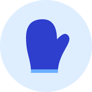 Oven Glove Icon from Kameleon Duo - Free Set