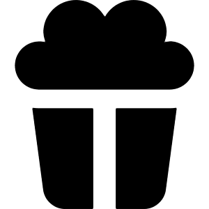 Popcorn Icon from Core Solid - Free Set