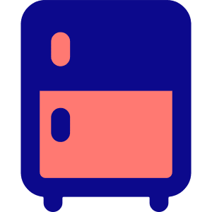 Refrigerator Icon from Core Pop - Free Set
