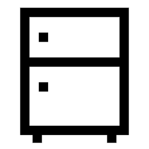 Refrigerator Icon from Sharp Line - Free Set