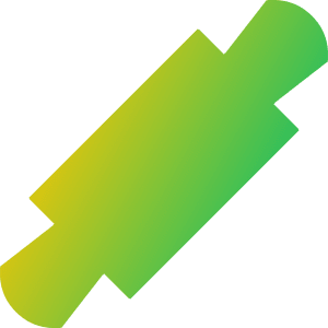 Roller Icon from Sharp Gradient- Free Set