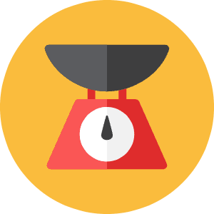 Scale Weight Icon from Kameleon Colors - Free Set