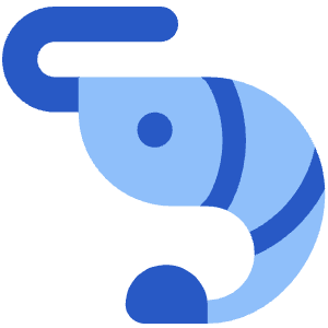 Shrimp Icon from Core Flat - Free Set