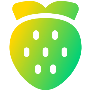 Strawberry Icon from Plump Gradient - Free Set