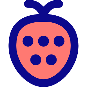 Strawberry Icon from Core Pop - Free Set