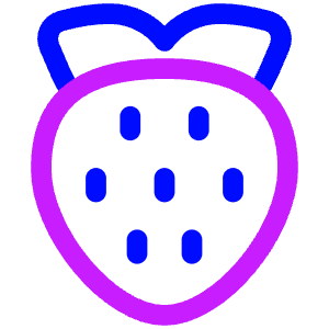 Strawberry Icon from Plump Neon - Free Set