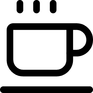 Tea Cup Icon from Core Line - Free Set