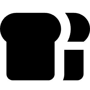 Toast Icon from Core Solid - Free Set