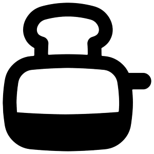 Toaster Icon from Flex Remix - Free Set
