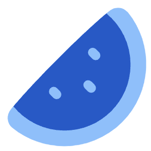 Water Melon Icon from Plump Flat - Free Set