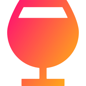 Wine Icon from Sharp Gradient- Free Set