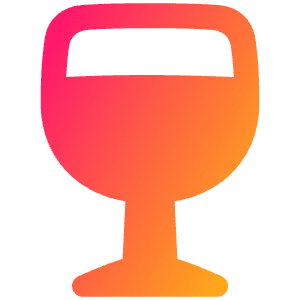 Wine Icon from Plump Gradient - Free Set