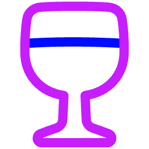Wine Icon from Plump Neon - Free Set