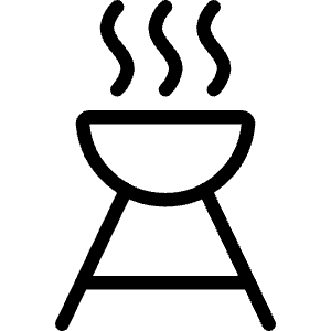 Barbecue Grill Icon from Ultimate Light - Free Set