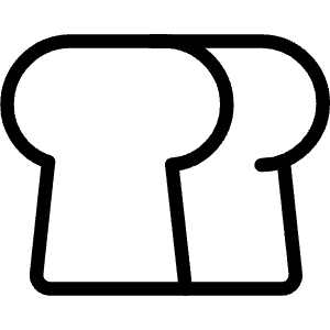 Bread Loaf Icon from Ultimate Light - Free Set