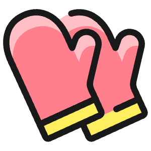 Chef Gear Gloves Icon from Ultimate Colors - Free Set