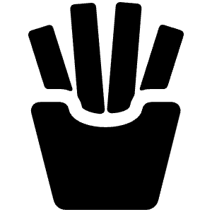 Fast Food French Fries Icon from Ultimate Bold - Free Set