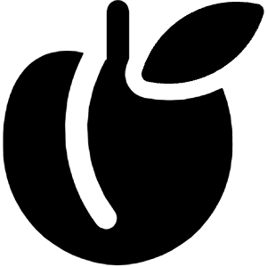 Fruit Apricot Icon from Ultimate Bold - Free Set