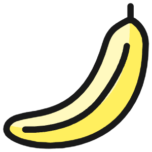 Fruit Banana Icon from Ultimate Colors - Free Set