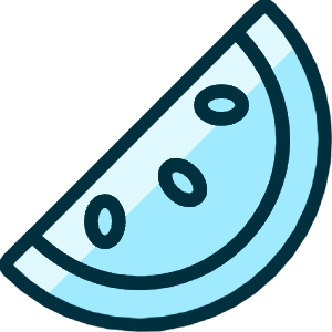 Fruit Watermelon Icon from Ultimate Duotone - Free Set