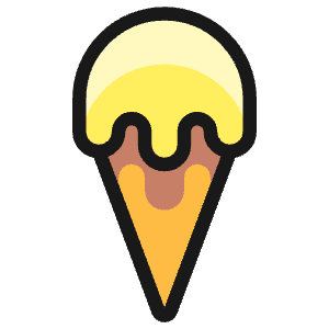 Ice Cream Cone Icon from Ultimate Colors - Free Set