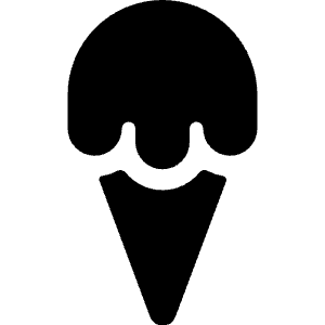 Ice Cream Cone Icon from Ultimate Bold - Free Set