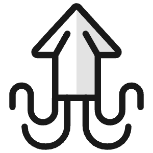 Seafood Squid Icon from Ultimate Colors - Free Set