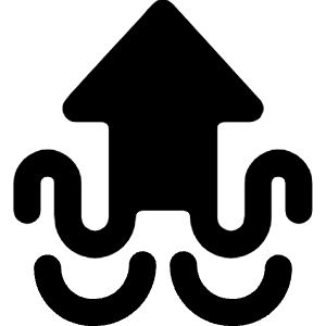 Seafood Squid Icon from Ultimate Bold - Free Set