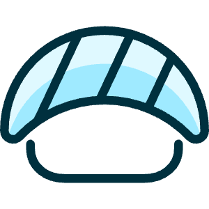 Seafood Sushi Icon from Ultimate Duotone - Free Set