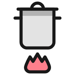 Stove Gas Pot Icon from Ultimate Colors - Free Set