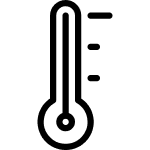 Temperature Thermometer High Icon from Ultimate Light - Free Set