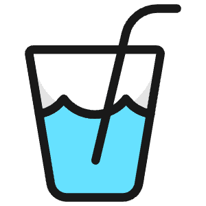 Water Straw Icon from Ultimate Colors - Free Set