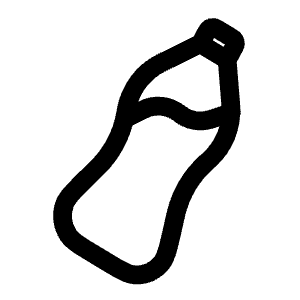 Bottle Icon from Solar Linear Set