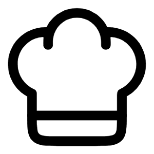 Chef Hat Icon from Solar Linear Set