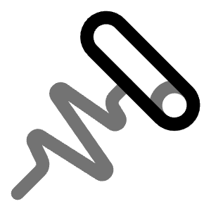 Corkscrew Icon from Solar Line Duotone Set