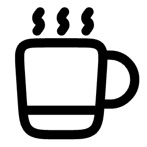 Cup Hot Icon from Solar Linear Set