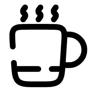 Cup Hot Icon from Solar Broken Set