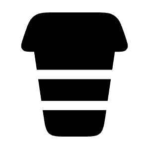 Cup Paper Icon from Solar Bold Set