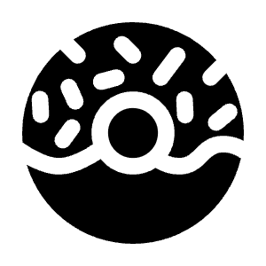 Donut Icon from Solar Bold Set