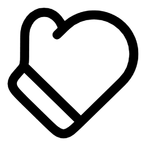 Oven Mitts Icon from Solar Linear Set