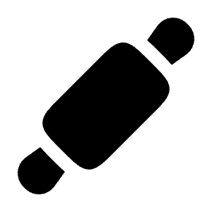 Rolling Pin Icon from Solar Bold Set