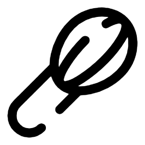 Whisk Icon from Solar Broken Set