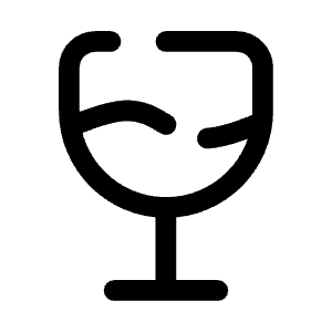 Wineglass Icon from Solar Broken Set