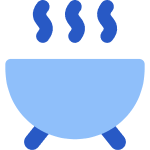 Barbeque Pot Icon from Core Flat Set