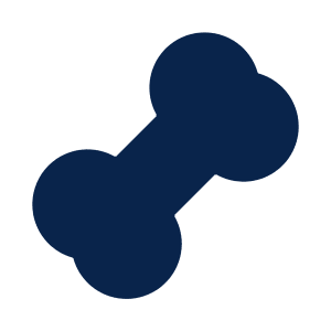 Bone Fill Icon from Mingcute Fill Set