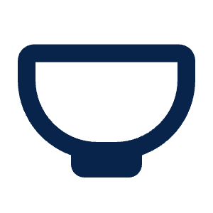 Bowl Line Icon from Mingcute Line Set