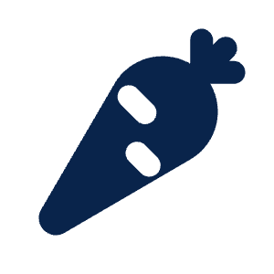 Carrot Fill Icon from Mingcute Fill Set