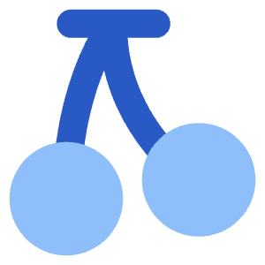 Cherries Icon from Core Flat Set