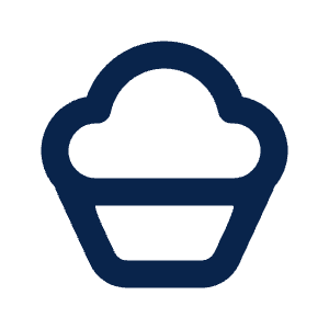 Cupcake Line Icon from Mingcute Line Set