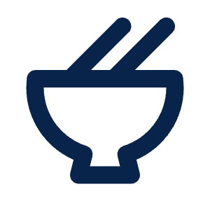 Dinner Line Icon from Mingcute Line Set